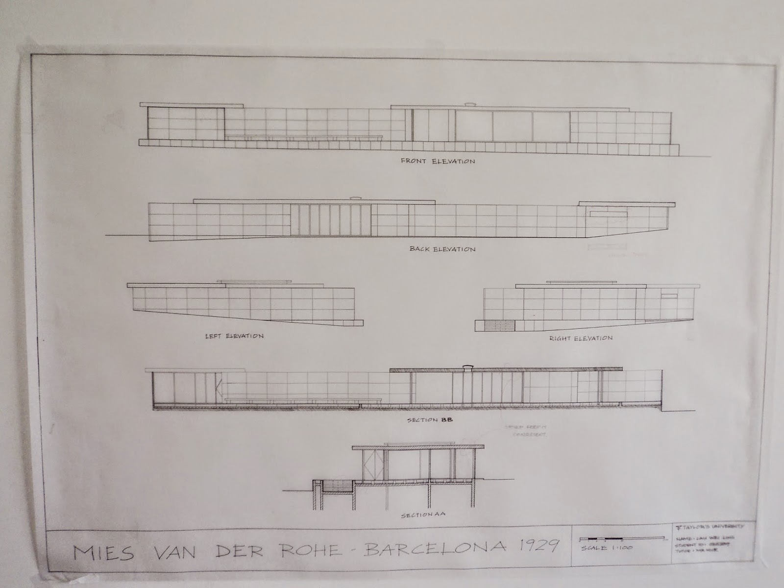 37+ how to read floor plan measurements malaysia Architecture: barcelona pavilion technical drawing