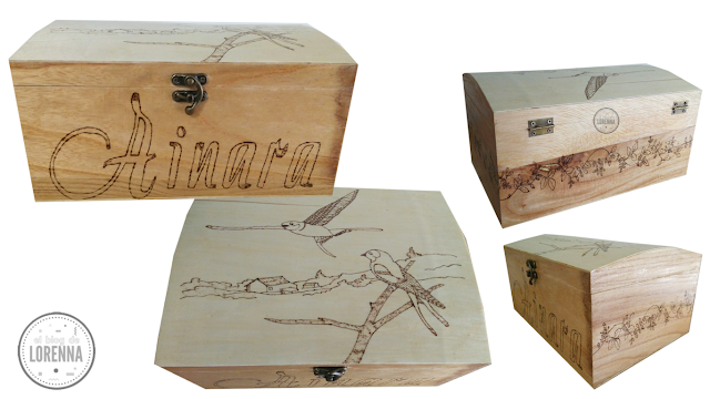 Caja de madera bautizo Caja de madera bautizo
