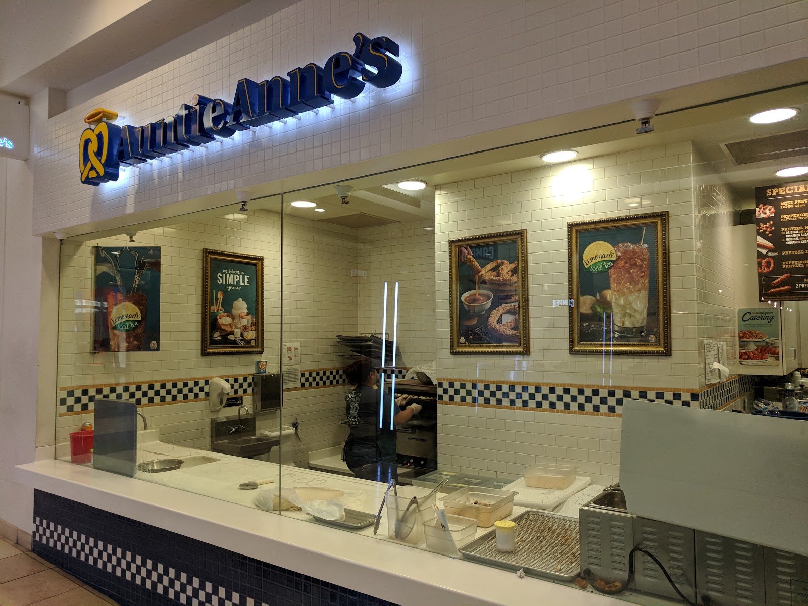 Auntie Anne's Pretzels Julie's Dining Club