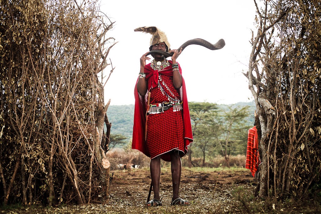 Masai Chief in Masai Mara Kenya
