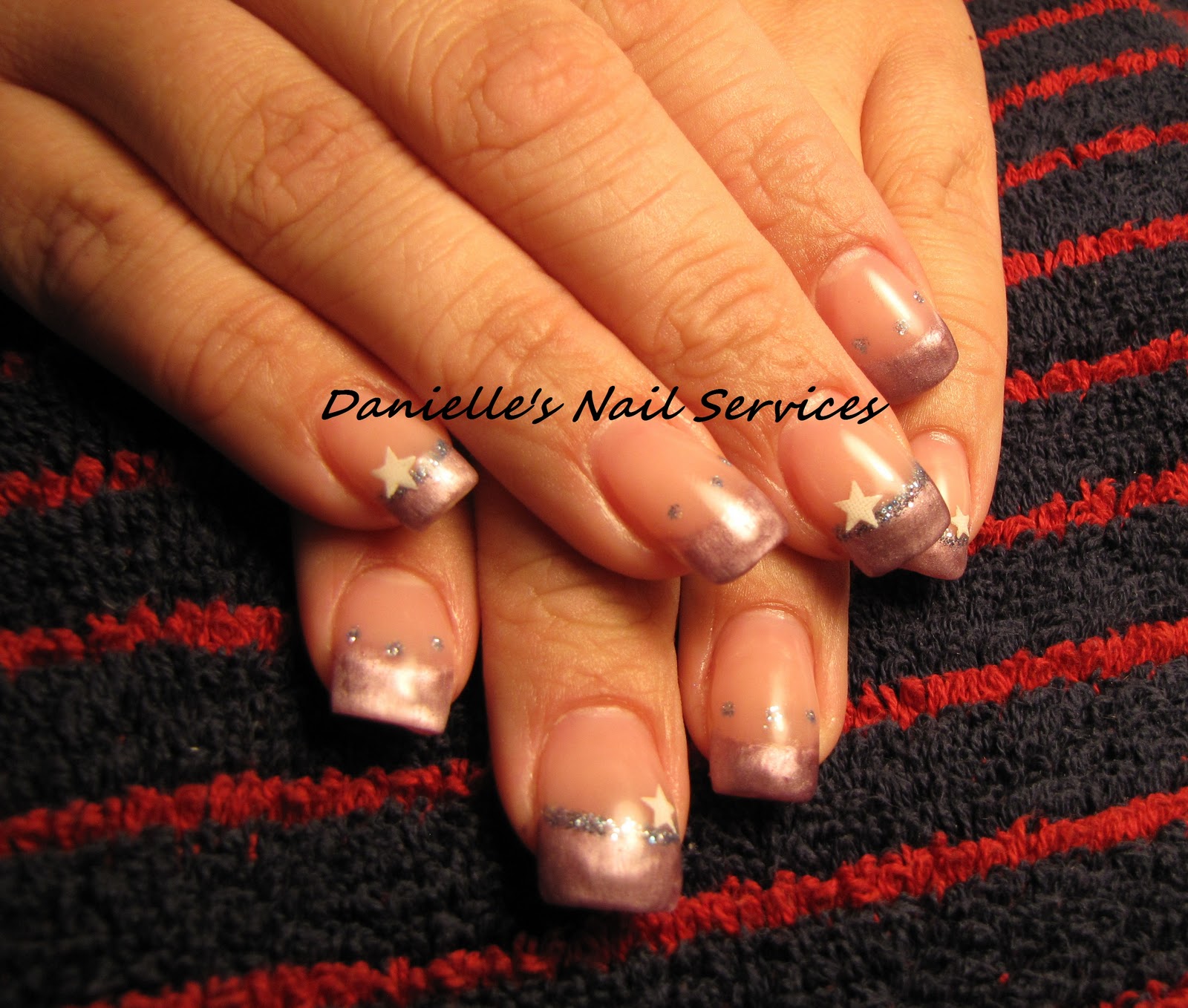 Danielle's Nail Services January 06th, 2012 White Star Decals