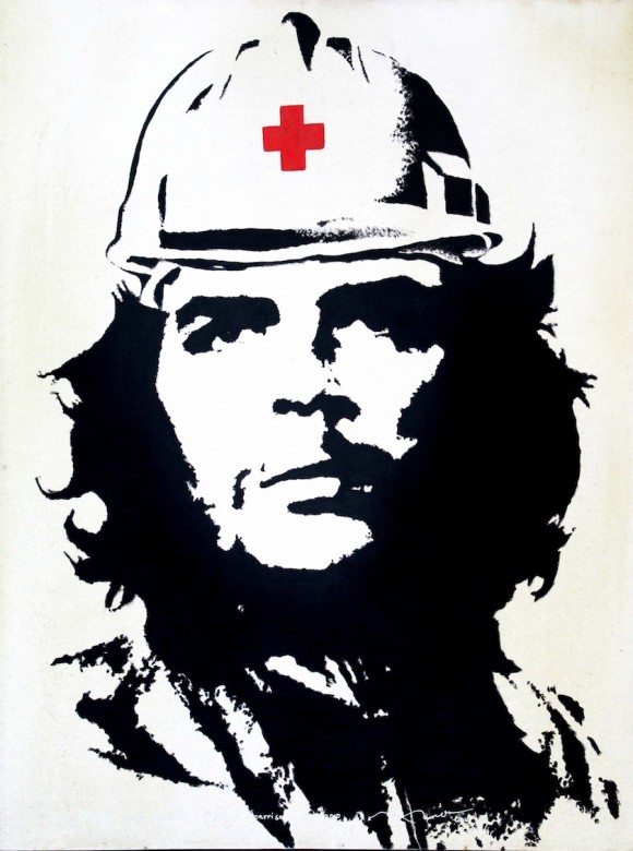 Pinturas de Che Guevara inspirados na foto de Korda