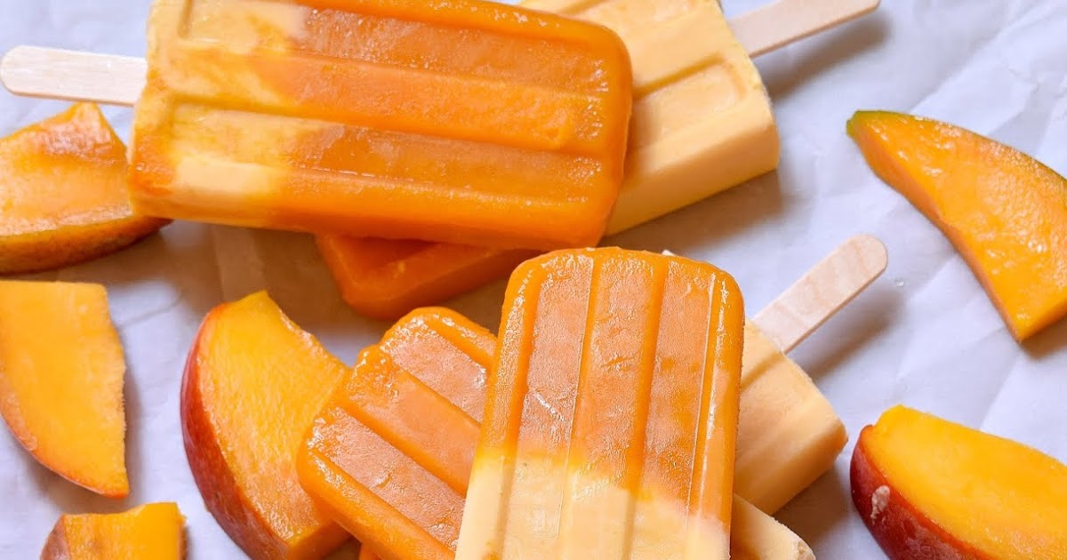 Creamy Mango Popsicles Savory Bites Recipes A Food Blog with Quick