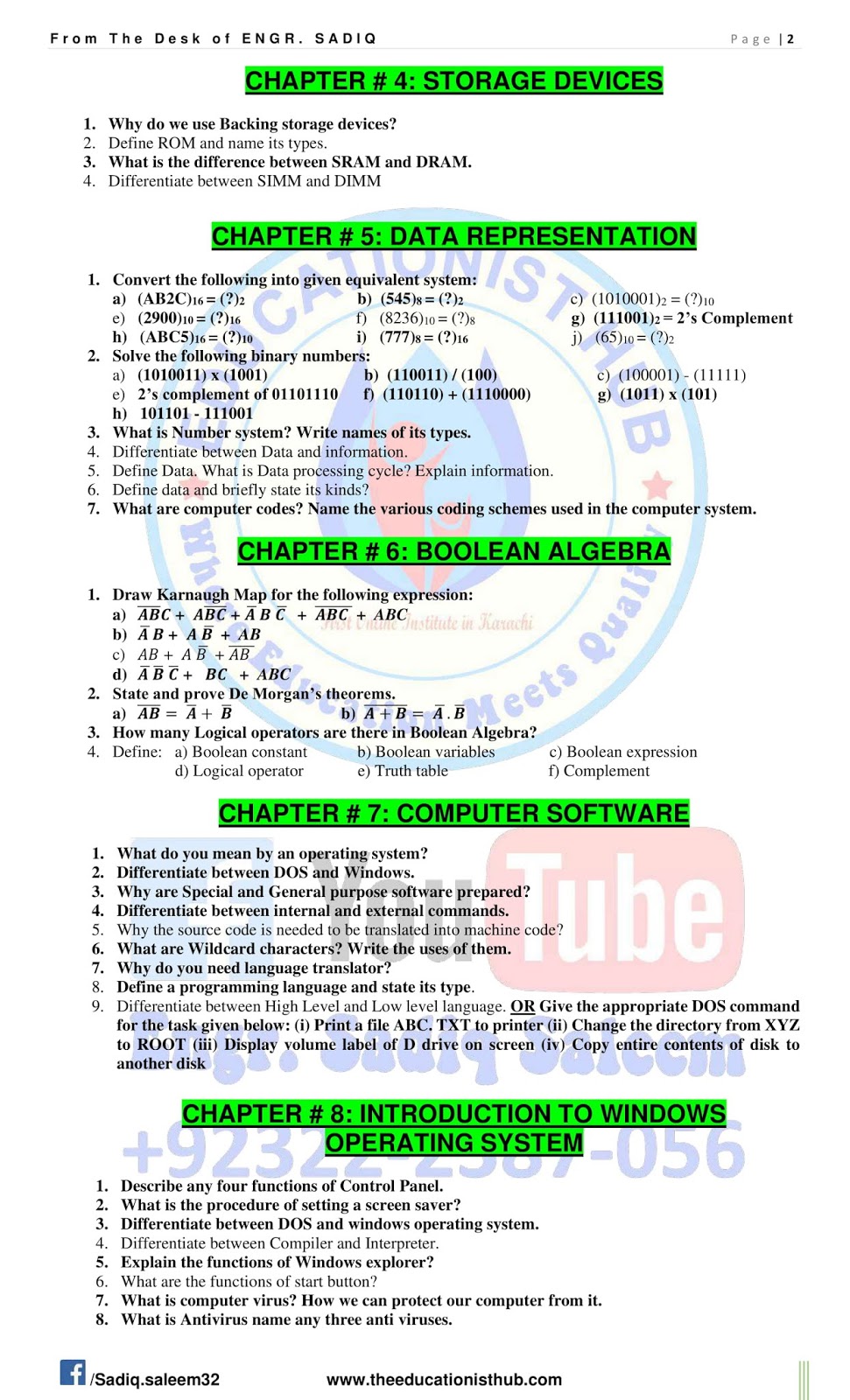 Education Is The Key To Success Computer Studies For Class IX (Science