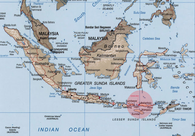 Labuan Bajo Flores Komodo Island Map