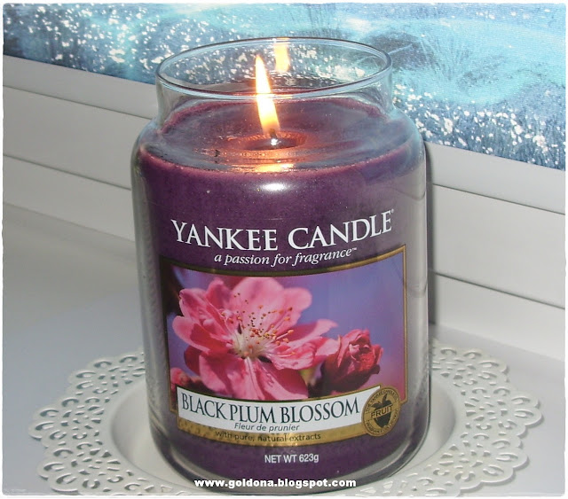 pasje.. zainteresowania.. czas wolny.. Black Plum Blossom YC duża świeca.