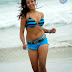 Sanjana Bikini Hot Stills At Beach 