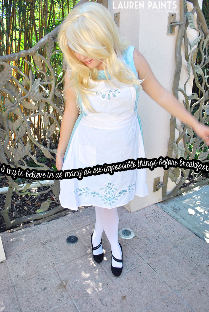 DIY Alice in Wonderland Costume