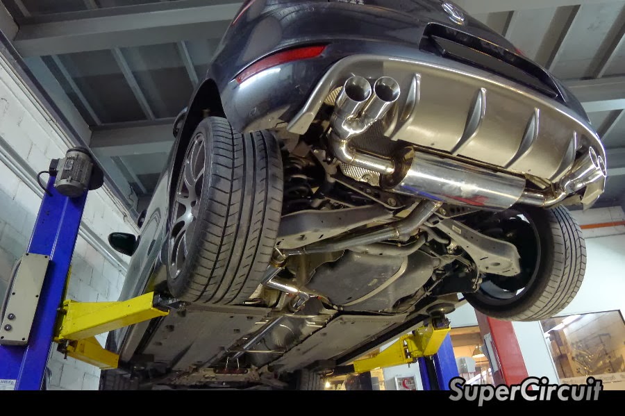 SUPERCIRCUIT Exhaust Pro Shop: VW Golf Mk6 GTI Quad Exhaust Conversion