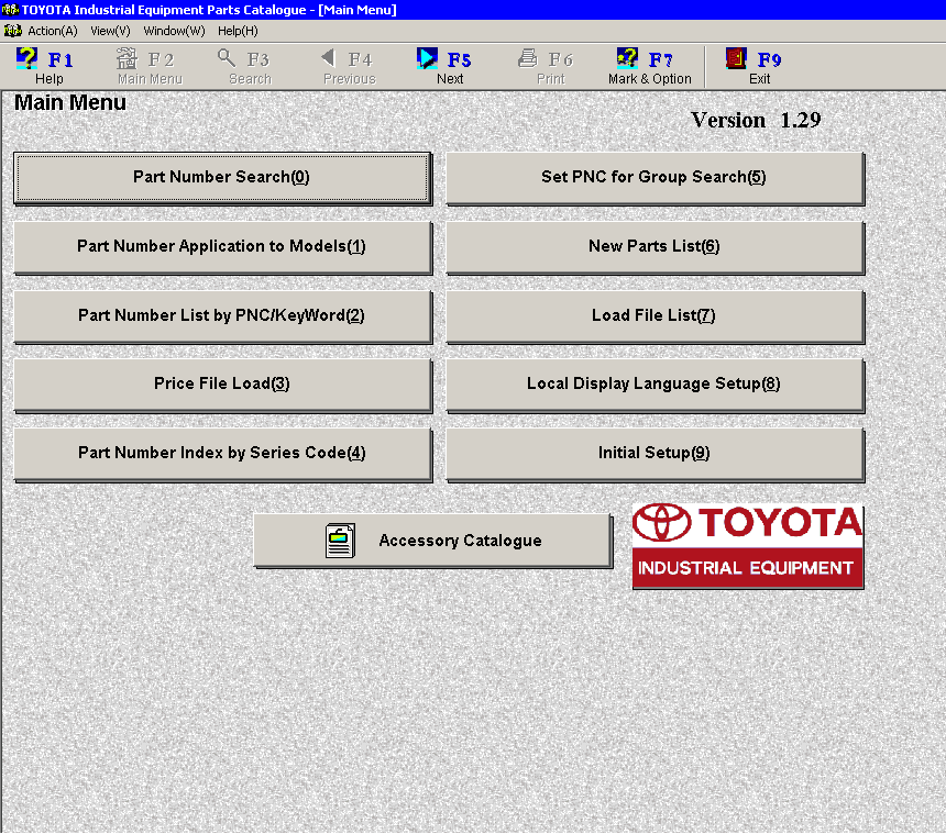 Toyota Industrial Equipment v2.02 Parts Catalog [03/2017