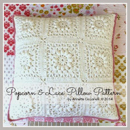 Popcorn & Lace Pillow Pattern