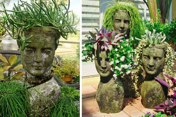 20 Ide Kreatif Pot  Bunga  dan Tanaman  Hias  dari  Barang  