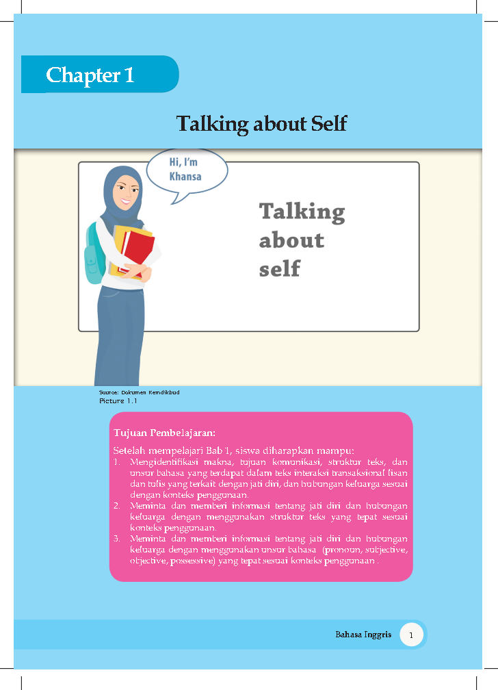 Pembahasan Soal Chapter 1 Talking About Self Page 1 2 Saifullah Id