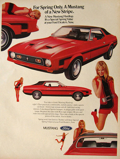 Ghosts Of The Great Highway Retro Rewind Vintage Mustang Advertisements