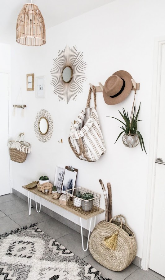 decorar entrada, decorar recibidor, estilo nordico, decoracion nordica, interiorismo, barcelona, alquimia deco, lamina descargable, lamina nordica