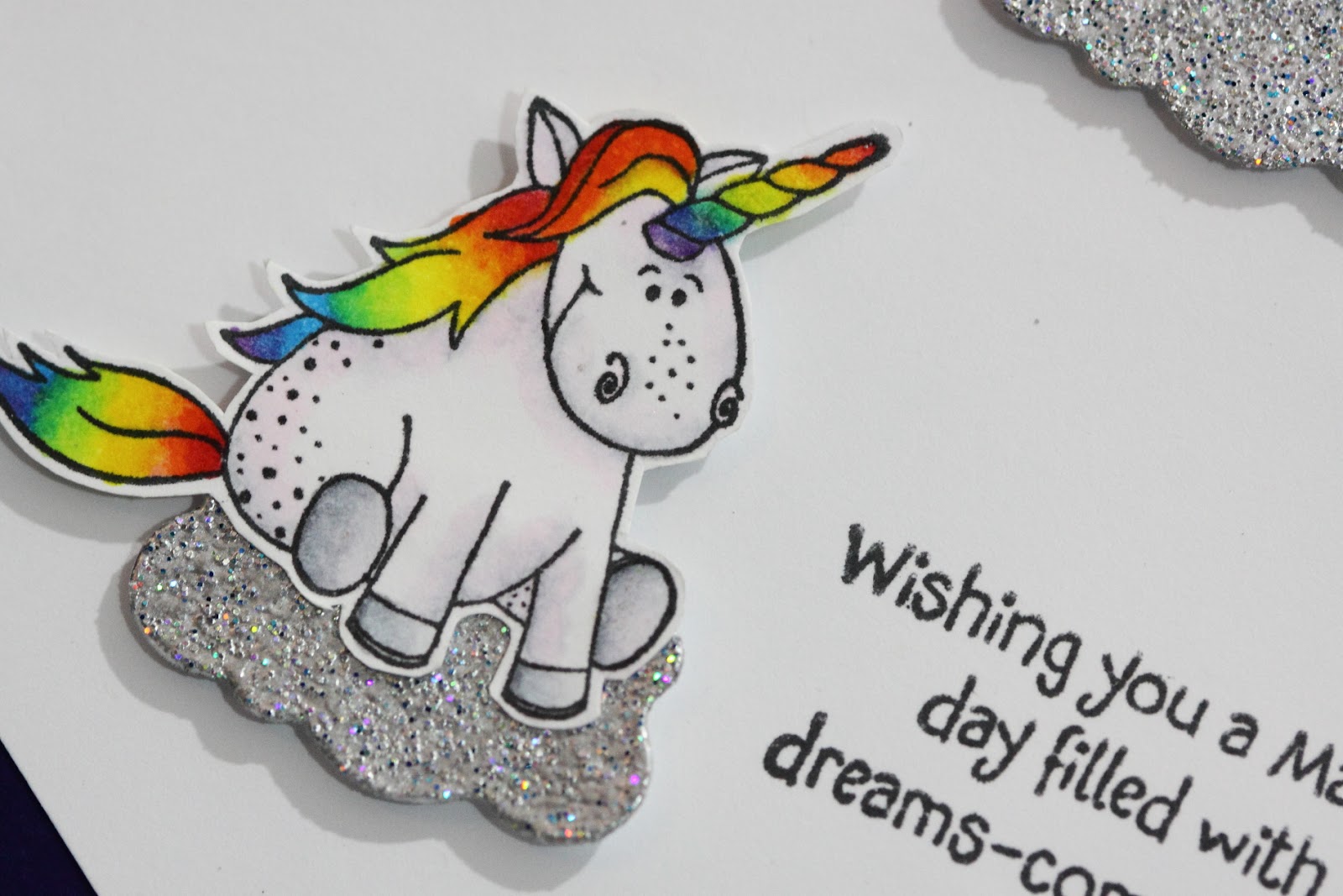 Gemalt Gebastelt Kreativ Einhorn Im Gluck