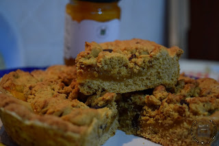 Sbriciolata con semola rimacinata e confettura di zucca