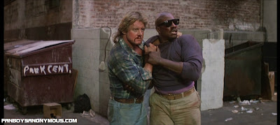 John Carpenter's They Live Rowdy Roddy Piper and Keith David alley fight in John Carpenter's They Live