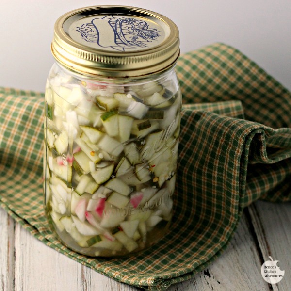 Homemade Refrigerator Pickle Relish Renee's Kitchen Adventures