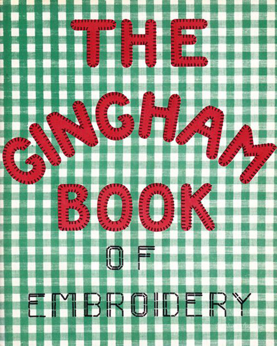 My Vintage Mending Gingham Book of Embroidery