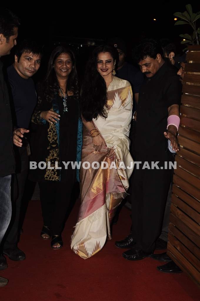Rekha1 - Rekha at Mangiamo restaurant launch