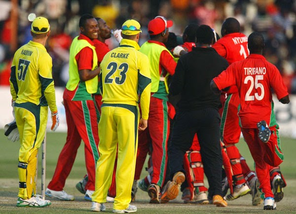 Australia, Cricket, Sports, One day match, Zimbabwe, Australia suffer historic three-wicket loss to Zimbabwe in tri-series shock