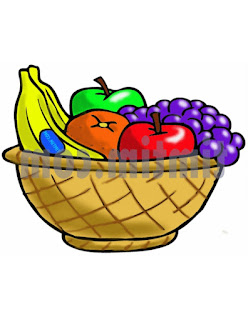Sketsa Buah-buahan berwarna Sketsa Buah-buahan berwarna