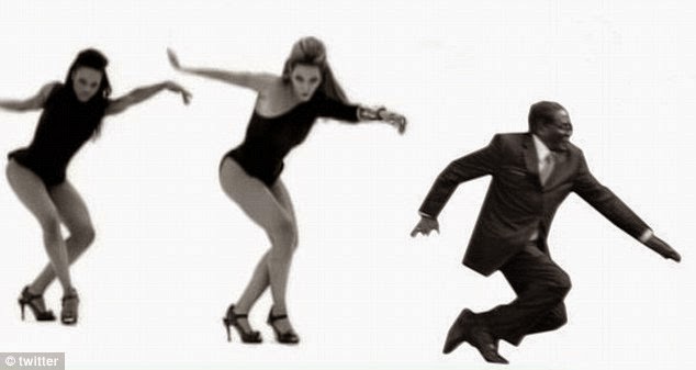 Mugabe shakes a leg with Beyonce in hit album ladies via geniushowto.blogspot.com #mugabefalls memes