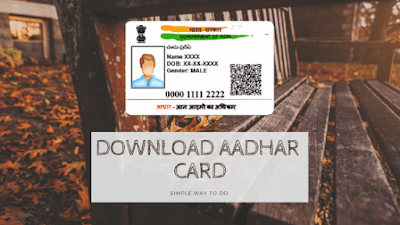 Download aadhar card by name and date of birth