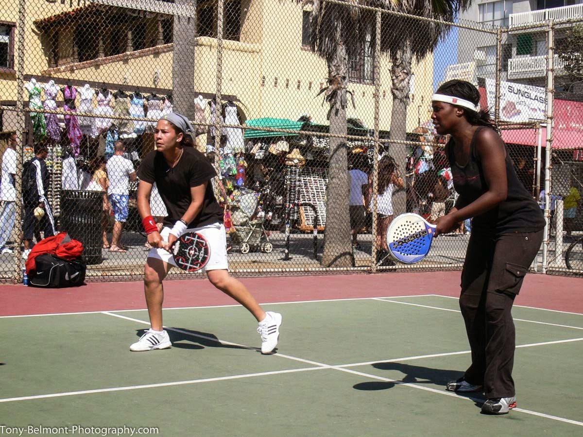 Tony Belmont Photography Paddle Tennis at Venice Beach
