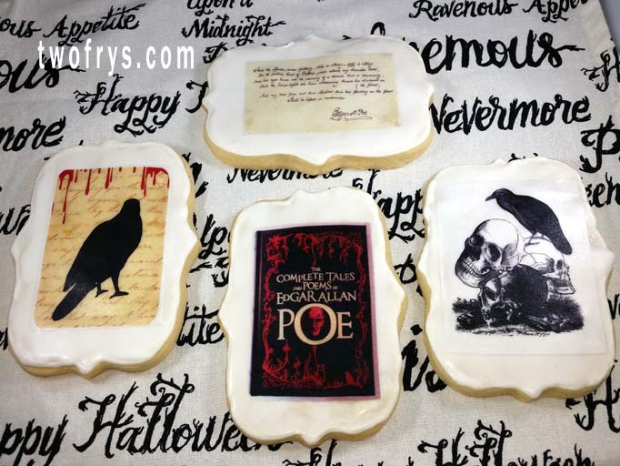 Two Frys Edgar Allan Poe Cookies