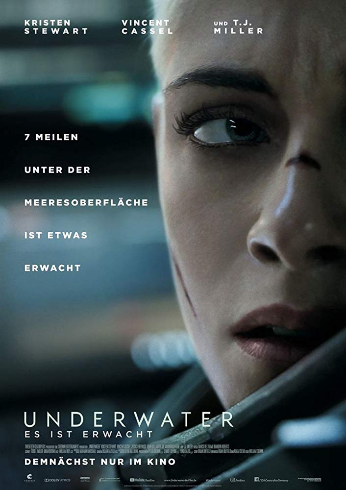 Underwater 2020 English 720p HDCAM 900MB  Download