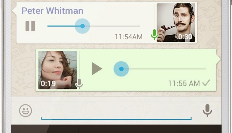 mensajes audio whatsapp
