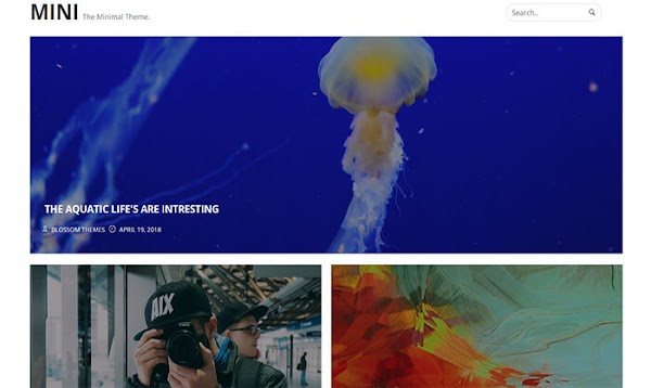 Mini Blogger Template Mini Blogger Template