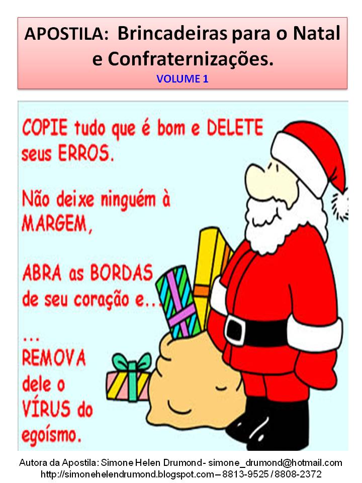 Simone Helen Drumond Apostila Brincadeiras para o NATAL