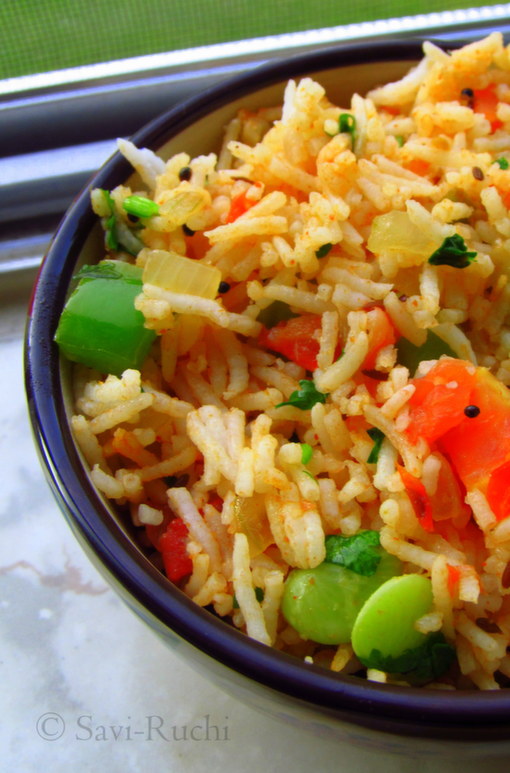 SaviRuchi Tomato Rice Thakkali Sadam (Without garlic) Left over