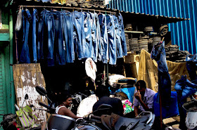 Denim jeans shop street streetphoto mumbai chor bazaar 