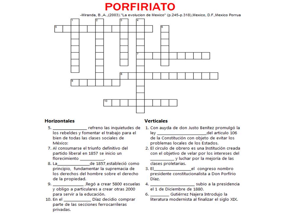 Crucigrama De La Revolucion Mexicana Resuelto betasunico.logoscorp.com