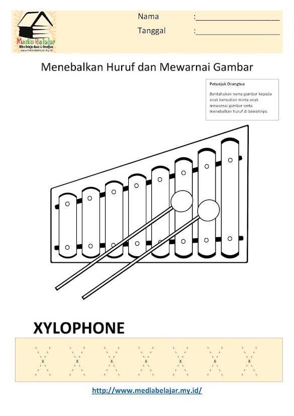 Mewarnai Xilofon