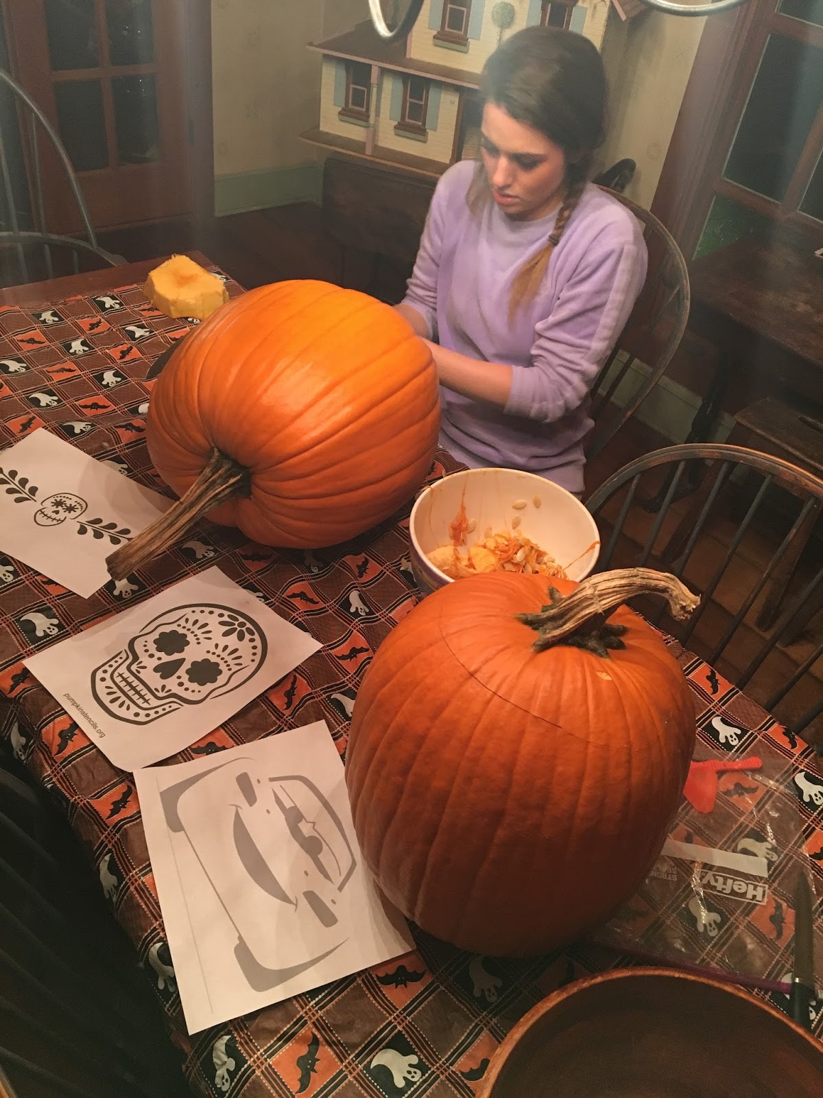 disney pixar themed pumpkin carving