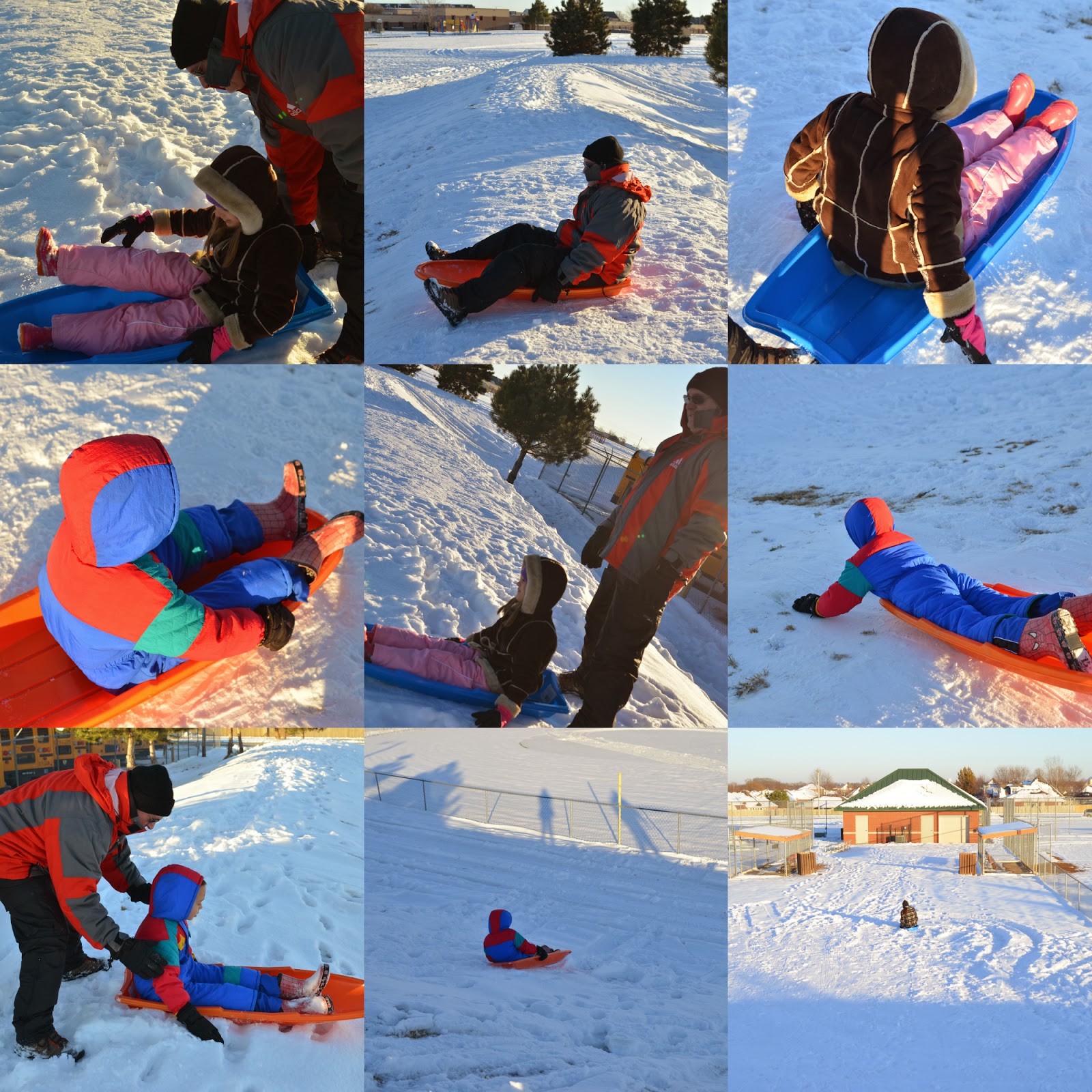 The Sparacino Chronicles Sledding fun!!!