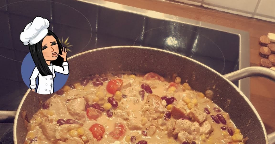 Beauty , Fashion &amp; Lifestyle: mexikanische Hähnchen-Bohnen Pfanne