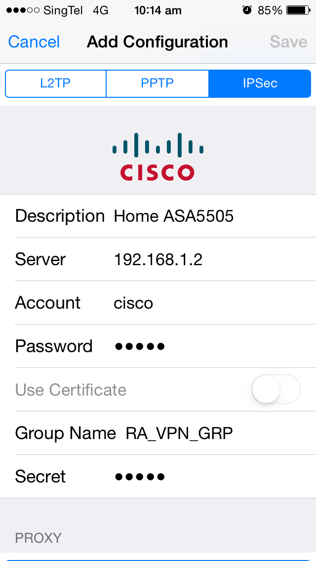 My Network Security Journal: Cisco VPN Client on iPhone