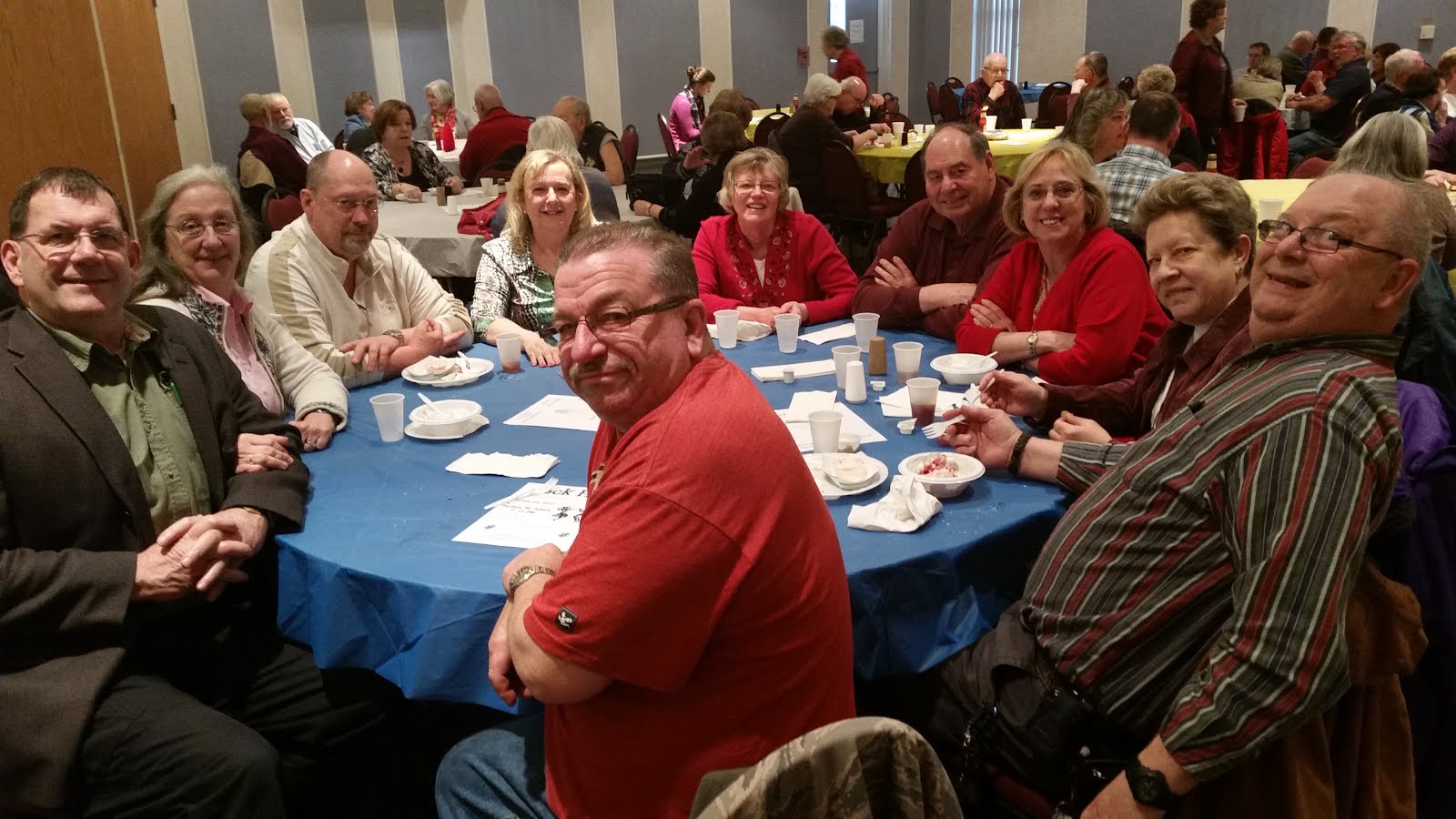 Dayhoff Carroll At the St. John Catholic Church for the fish fry