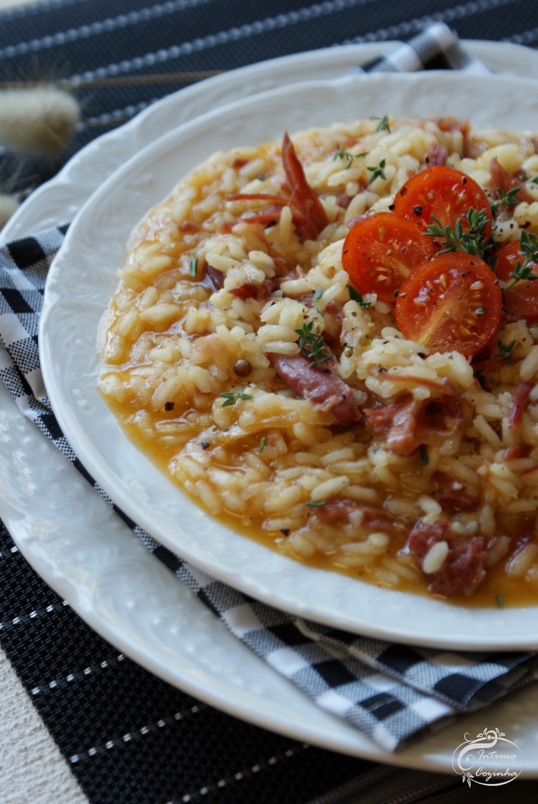 Risotto de Pernil Fumado [Smoked Ham Hock Risotto] Intrusa na Cozinha