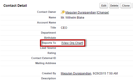 Salesforce Org Chart Lightning