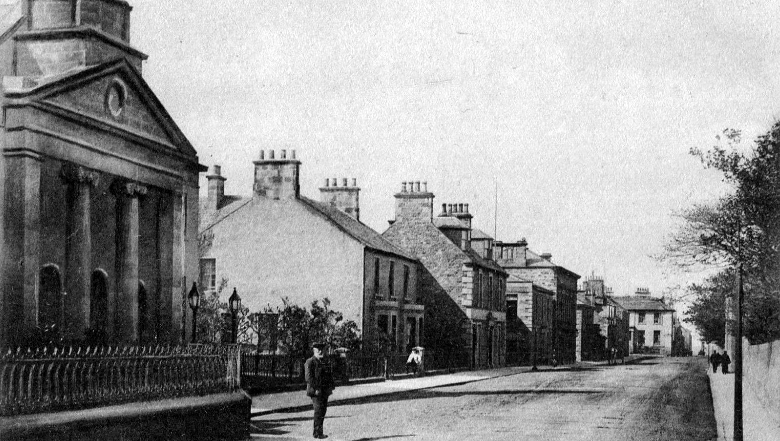 Tour Scotland Photographs Old Photograph Castle Street Banff Scotland