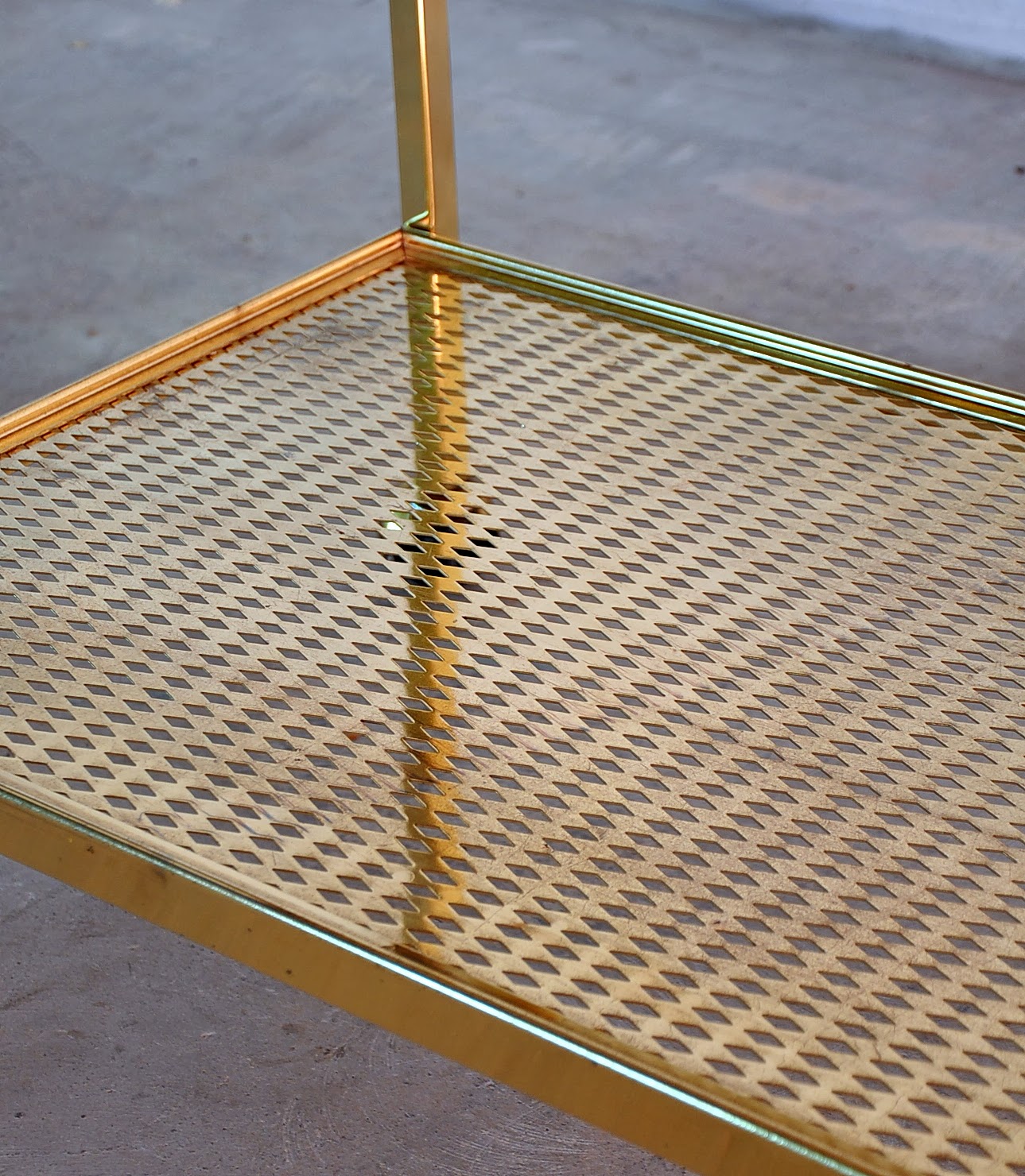 SELECT MODERN French Maison Jansen Style Rolling Bar Serving Cart