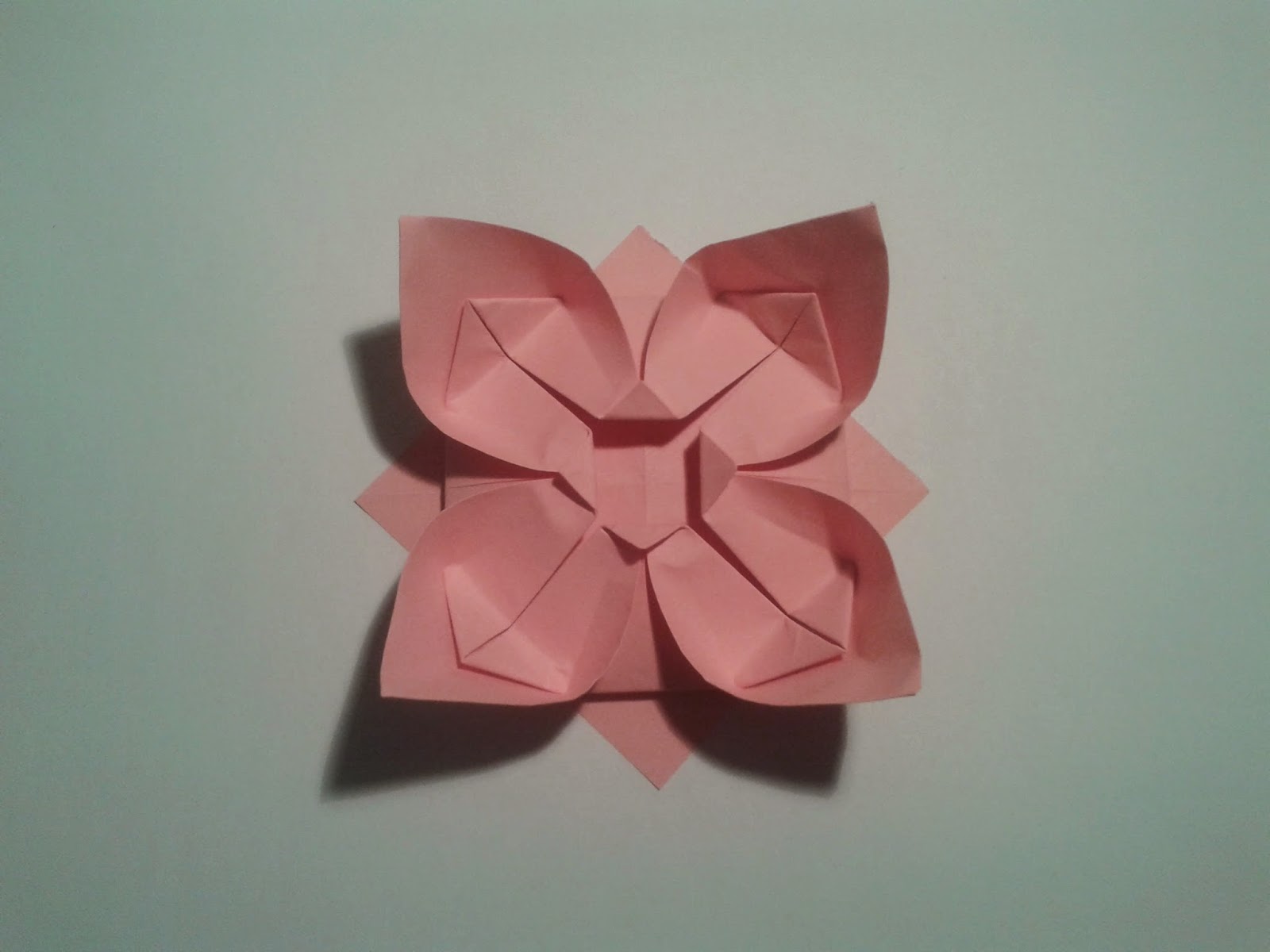 Simple Origami Flower 3d Origami For Kids