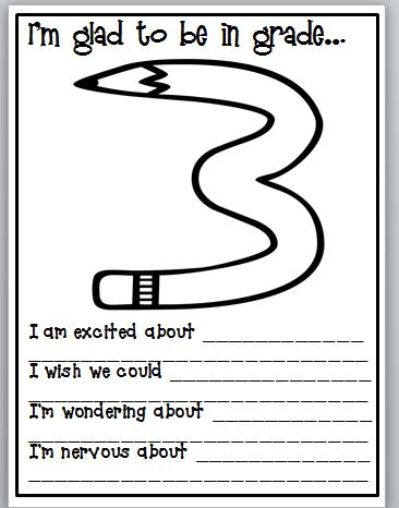 Live and Learn: First Day of School Quick Write Activity: First Day